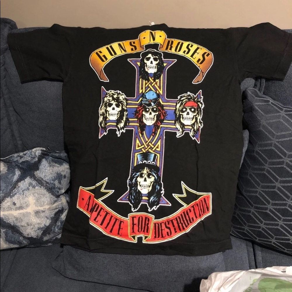 Guns and Roses appetite for distraction  t shirt